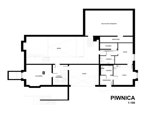 Dom z basenem i squashem pod Szczecinem