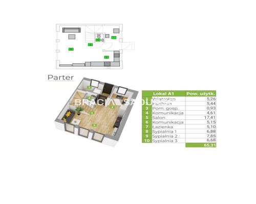Bębło, Dom 70m z ogródkiem i miejscem parkingowym