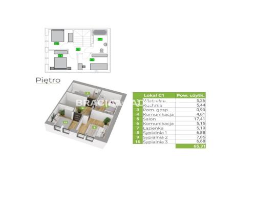 Bębło, Dom 70m z ogródkiem i miejscem parkingowym