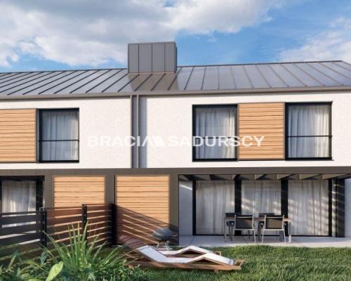 Nowoczesny bliźniak z garażem i działką 7ar