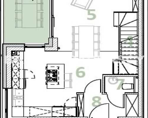 Nowoczesny dom z zielonej okolicy 150m2
