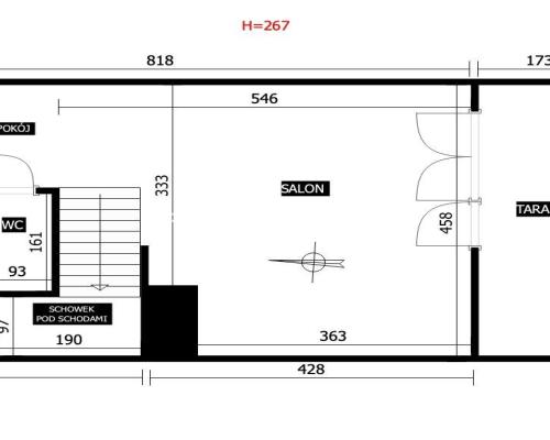 Urokliwa szeregówka w zielonych Krzysztoforzycach