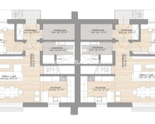 BLIŹNIAK PREMIUM z działką, pod lasem - ZABIERZÓW