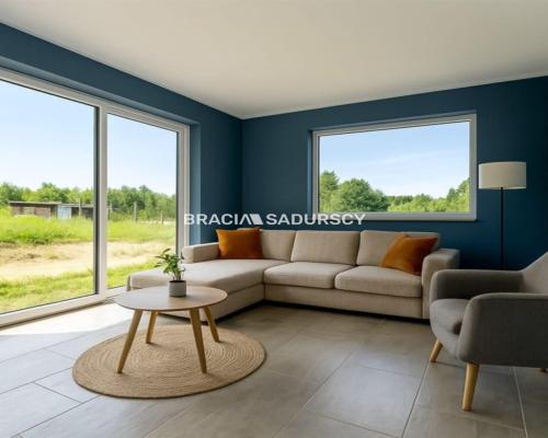 Dom z widokiem na Jezioro Dobczyckie.