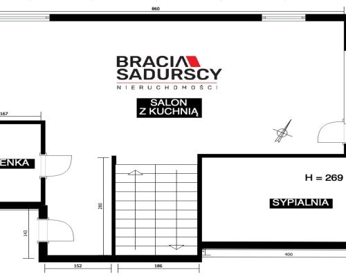 Nowy dom wolnostojący w stanie deweloperskim