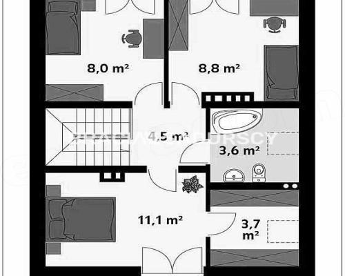 Dom wolnostojący,111m2, Dojazdów, Kocmyrzów