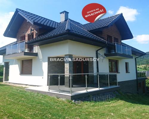 Dom na widokowej działce, Bysina, Myślenice.