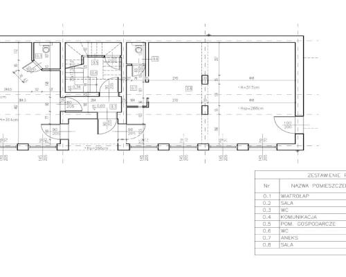 Budynek handlowo-mieszkanly Centrum Skawiny