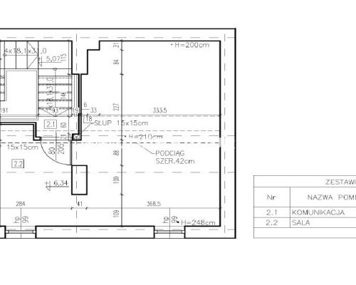 Budynek handlowo-mieszkanly Centrum Skawiny