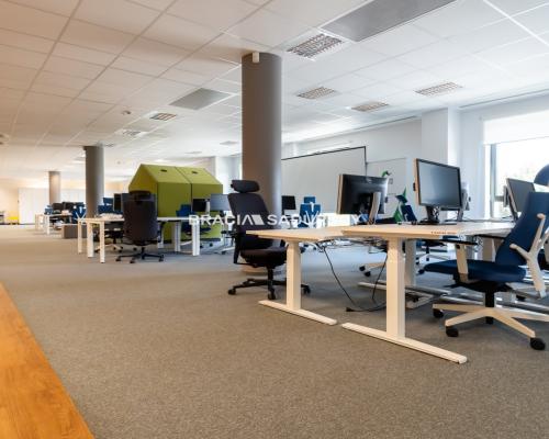 powierzchnia biurowa w nowoczesnym biurowcu