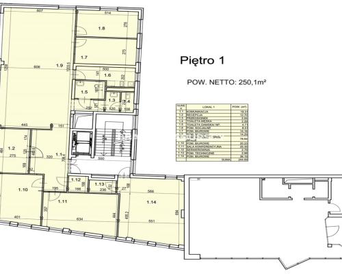 Powierzchnia biurowa z parkingiem - 250m2