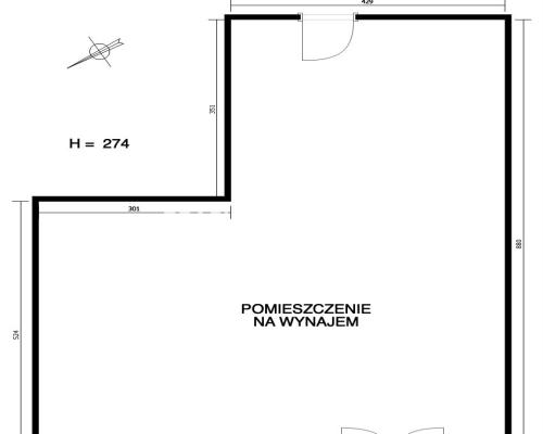 Lokal 51m2 – Kraków, ul. Zamknięta, Podgórze SKA