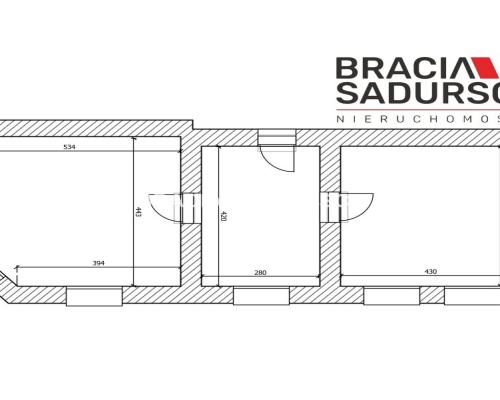 Tarnów, Stare Miasto, ul. Rybna/Wałowa. Lokal biurowo-usługowy o pow. 52,21 m 2 .   Lokal na 2 piętrze, narożny w ścisłym cen