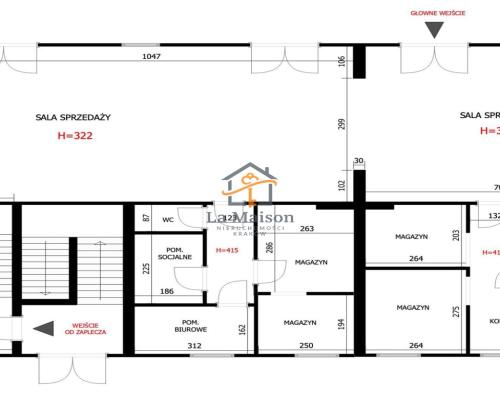 Lokal frontowy do wynajęcia. Dowolna działalność.