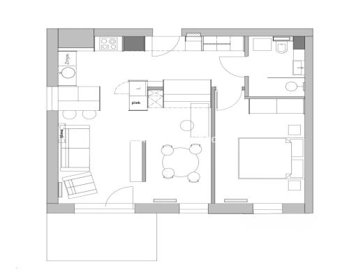 2 pok ok 53m2 z balkonem Podgórze