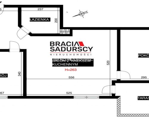 3pok do remontu/ul.Na Zakolu wisły/ duzy balkon