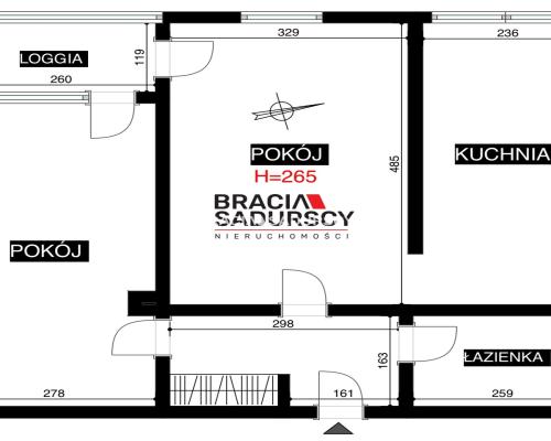 2 pokoje z loggią na Bratysławskiej