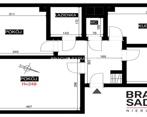 3 niezależne pokoje/Słomiana/4.piętro/dobra cena