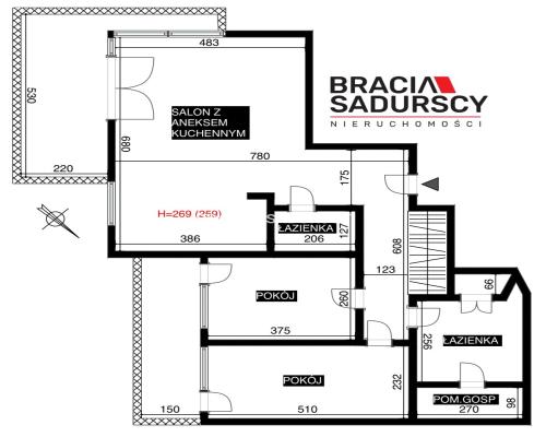3 pok z dwoma Balkonami - ul.Poznańska
