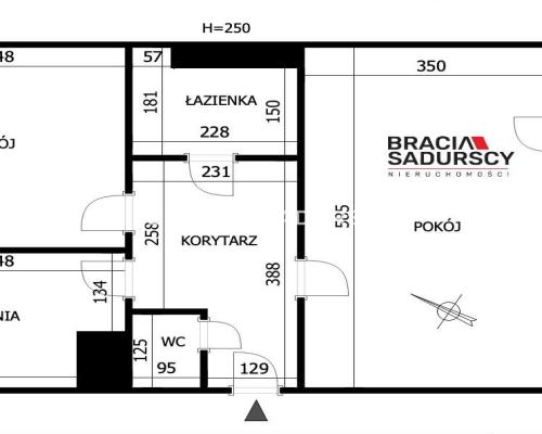 Funkcjonalne 2-pokojowe z oddzielną kuchnią