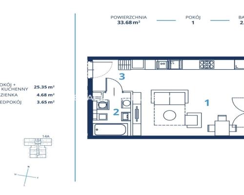 33m2 +balkon /1 piętro/ winda/ Ruczaj