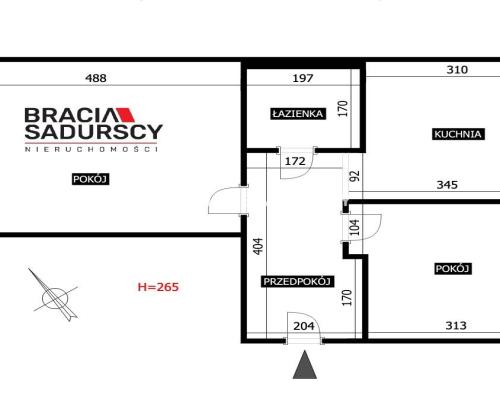 2 pokoje 49m2/serce nowej huty/cisza i spokój