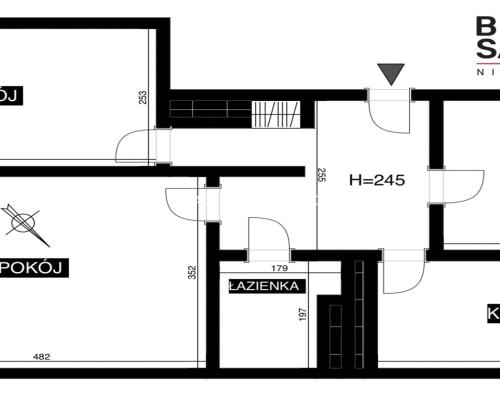 63,5 m² | 3 pokoje | Os. Tysiąclecia