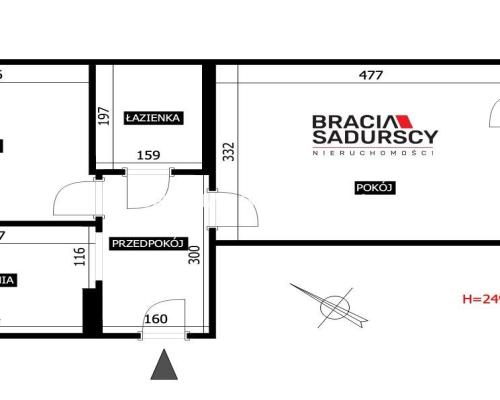 Blisko komunikacji/2 niezależne pokoje/duży balkon