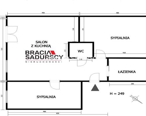 3 pokoje, Prokocim, komunikacja