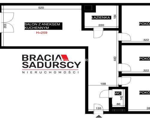 Duże mieszkanie idealne dla rodziny.