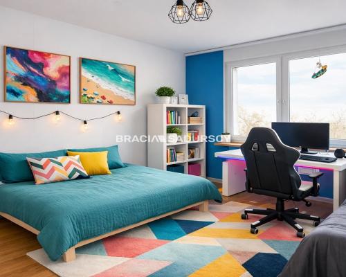 Dwupokojowe jasne mieszkanie w centrum.