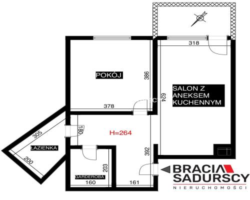 Wygodny nowoczesny apartament w centrum.