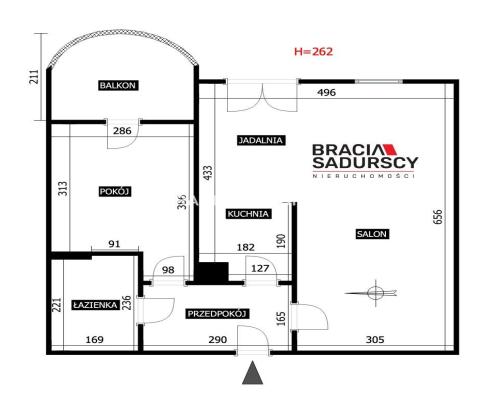 Dwupokojowe mieszkanie na strzeżonym osiedlu