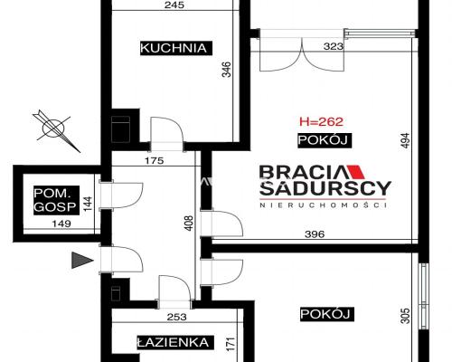 2 pokoje z balkonem, osobna kuchnia, III piętro