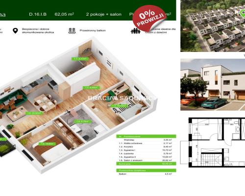 Nowa Pradolina mieszkanie z balkonem