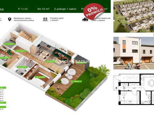 Nowa Pradolina mieszkanie z ogródkiem