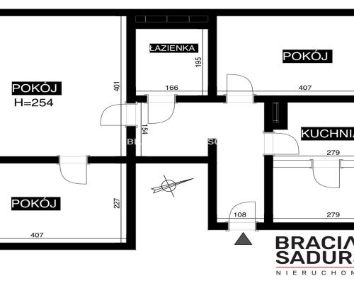 3 pok do remontu z możliwościa przerobienia na 4