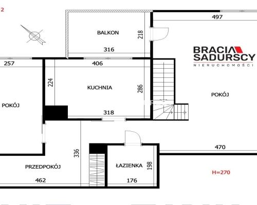 Mieszkanie dwa poziomy | Dębniki | Przy Wiśle |