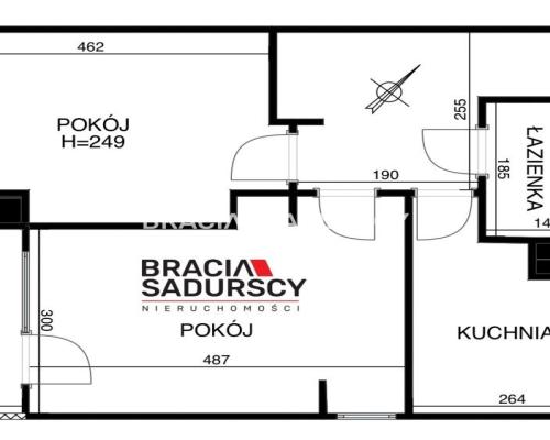 Świeżo wyremontowane 2 pokoje w centrum