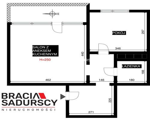 Przytulne 2 pokoje 42 m² | Jana Sas-Zubrzyckiego |