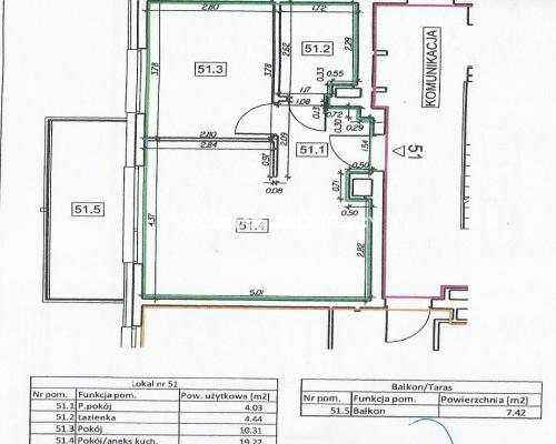 2 pokoje, wynajem, Krowodrza, parking, balkon