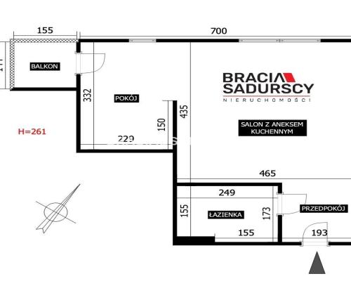 2 pokoje | 36 m² | balkon | garaż | Zabłocie |