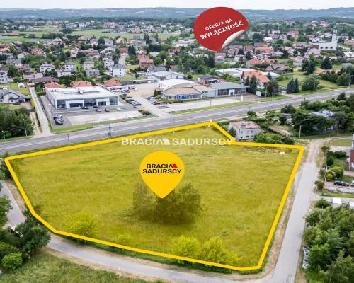 Atrakcyjny teren Tarnów przy drodze 94