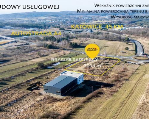 Działka komercyjna przy A4  pod stacje paliw