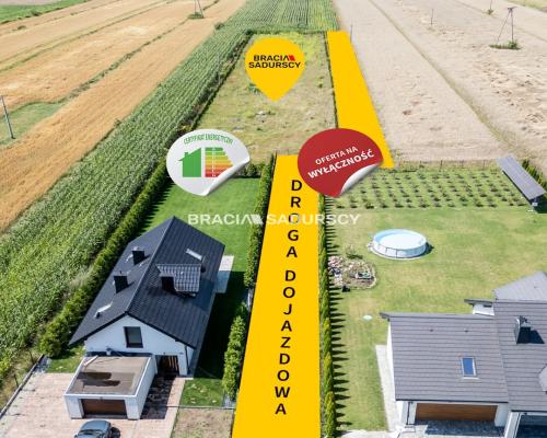 Ogrodzona działka budowlana 27ar WADÓW