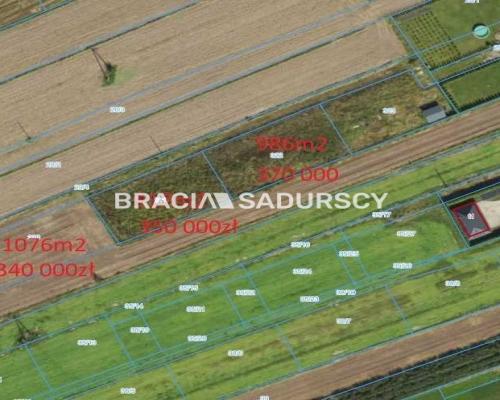 Ogrodzona działka budowlana 27ar WADÓW