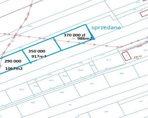 Ogrodzona działka budowlana 27ar WADÓW
