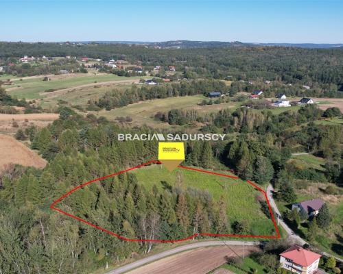 Działka budowlana 8900 m2 Poręba Żegoty