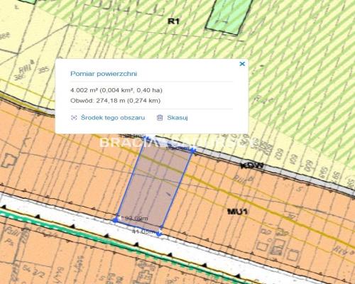Działka budowlano-rolna w Nawojowej Górze