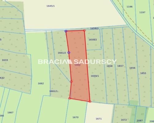 Działka produkcyjno – usługowa w Mnikowie